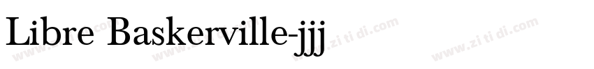 Libre Baskerville字体转换